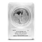 2019 5 Oz Proof American Apollo 11 50th Anv  Silver Coin Pr70 pf70  pcgs Or Ngc 