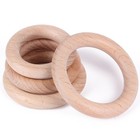 Natural Beech Wood Rings Solid Wooden Rings Circles Witho Diy  Wood Circles