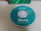 Microsoft Works Version 4 5a  windows 95  1998  With Cd Key Vgc Disc Clean