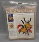 Vintage Caron  3077 Autumn Fantasy Latch Hook Pattern On Canvas  24  X 34   1977