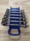 Snap-on Combination Stubby Wrench Set Sae Polished Alloy Steel 6pc 7 16-3 4in 