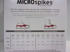 Kahtoola Micro Spikes Crampons Footwear Traction Red