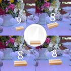 Card Table Sign Holder Wedding Table Sign Hotel Wedding Decor With Wooden Sta    