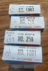 Sylvania Miniature Lamp Bulbs Assortment - 219  259 1847  1891  See Description