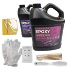 64oz 1 2gallon Epoxy Resin 1 1 Kit Crystal Clear  Uv Resistant  Self Leveling