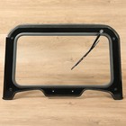 For 2019-23 Polaris Rzr Xp  Xp4 1000 Black Aluminum glass Front Full Windshield