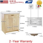 31  Bathroom Vanity With Ceramic Sink  Modern Storage Cabinet W doors   Drawer