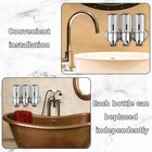 Wall Mounted Shower Dispenser For Shampoo  Conditioner   Soap - Bathroom Pump