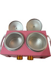 Double Wax Warmer Professional Dual Pot Hair Removal Wax Heater 2 X 500ml Pink