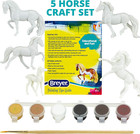 Horses Stablemates Horse Crazy Colorful Breed Paint Set   5 Piece Set   1 32 Sca