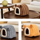 Hamster Bed Hideout House Guinea Pig House For Squirrel Rat Cage Accessories