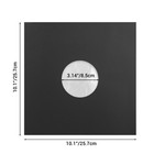 Facmogu 20 Pack 10 Inch Black Vinyl Record Inner Sleeves For 78 Rpm Album