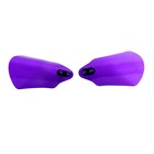 Purple Acrylic Hand Grips Protector Windshield For Harley Touring Softail Fxbb 