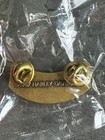 Nos Vintage 1987 Harley-davidson Hog Pin 1980s Notched Rocker Wing Vest Pin Nip