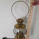 Vintage Brass Steam Gauge Lantern Co  Syracuse Ny No 3 Bottom