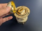 Vintage Brass Mid-century Modern World Globe Cigarette Lighter music Box