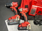 Milwaukee M18 Brushless Compact Hammer Drill impact Combo Kit  2-tool  W  Bag