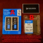 New Crucial 16gb Kit  2x8gb  Ddr5 4800 Mhz Laptop Ram Memory Sodimm Intel   Amd