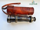 Brass Antique Telescope Is A Classic Optical Instrument  Often Collectible Case