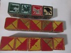 13 Antique Vintage Wooden Children s Building Blocks Alphabet   Pictures  1 1 4 