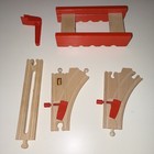 Wooden Railway Track Lot  Brio Switches  Bridge Riser   Accessory
