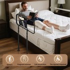 Adjust Bed Rails For Elderly Adults Seniors Safety Guard Bed Assist Handrail
