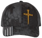 Christian Hats For Men Women Jesus 3 Nail Cross Hat Premium Snapback Hat   Decal