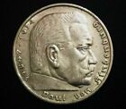 Rare Wwii German 5 Reichsmark Silver Coin With Eagle - Historical Artifact 