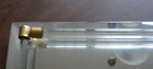 Vintage Art Deco Style Dresser Vanity Mirror Perfume Tray W  Glass Rails 8 X 11