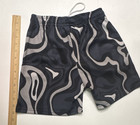 Bucket Squad Bktsqd Youth Size Xl Black gray Abstract Mesh Athletic Shorts