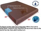 Extra Large Cool Waterproof Orthopedic Memory Foam Pet Bed Medium - Large Dog Xl