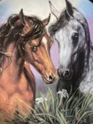 Danbury 1993    love Conquers All  By Susie Morton  Horse Collector Plate