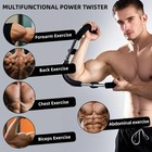 Twister Arm And Chest Muscle Trainer  U-shape Power Twister Arm Exerciser