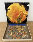 Vintage Springbok    beauty Unfolding    Puzzle 1978 Round Jigsaw Canna Lillies
