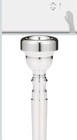 Bach 3c Silver Trumpet Mouthpiece New  Ships Fast 