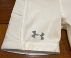 Under Armour Youth Small Softball Slider Sliding Shorts Padded White Euc