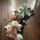 Ty Beanie Babies Assorted Animals Plush Lot Bundle Of 12