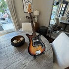 Vintage 1960   s Teisco Sunburst 2 Pickup Japan Electric Guitar
