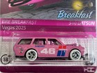 Hot Wheels  2025 Super Convention  Datsun 510 Wagon  Bre Breakfast Car  Sign