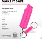 Sabre Defense Spray  3-in-1 Formula Contains Max Strength Pepper Pink 