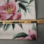Pink Floral Print Curtain 51 x62  Single Panel Blackout Drapes Design Art