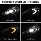 Led Headlight For Yamaha Raptor 700 700r Yfz 450r Se Wolverine 350 450 2006-2025