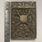 Antique C 1900 Sterling Silver Filigree Calling Card Case 46 3 Grams 3 25   