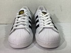 Mismates Adidas Men   s Sze L 8 5   R 8 White Superstar Originals Sneakers Aj-1468