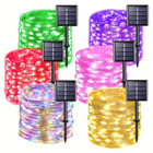 Outdoor Solar Fairy Lights String Garden Party Christmas Tree Light Lamp 100 Led