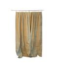 Vintage Jc Penny Woven Foam Backed Yellowish Gold Pinch Pleat Curtains