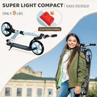 Foldable Kick Scooter For Kids 6   Teens   Adults  8  Wheels  240 Lb Capacity