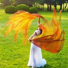Holy Fire Flags For Church Praise Dance Double Layer Veil Worship Banner Flex