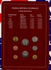 Coin Sets Of All Nations Germany 1986-1989 Unc 5 2 Mark 1988 1 Mark 1989