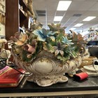 Vintage Xtra Large Capodimonte Flower Floral Centerpiece